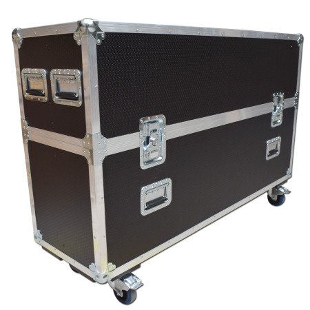 Hitachi 55HK6T74U LCD Twin TV Flight Case